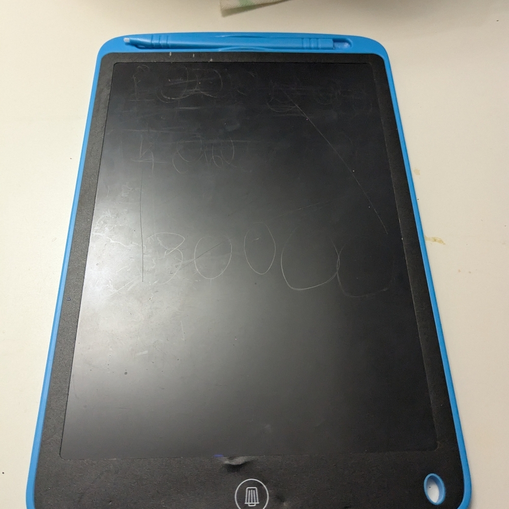 Blue LCD Writing Tablet